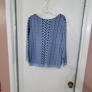 Abstract Rope-like Patterned Sweater